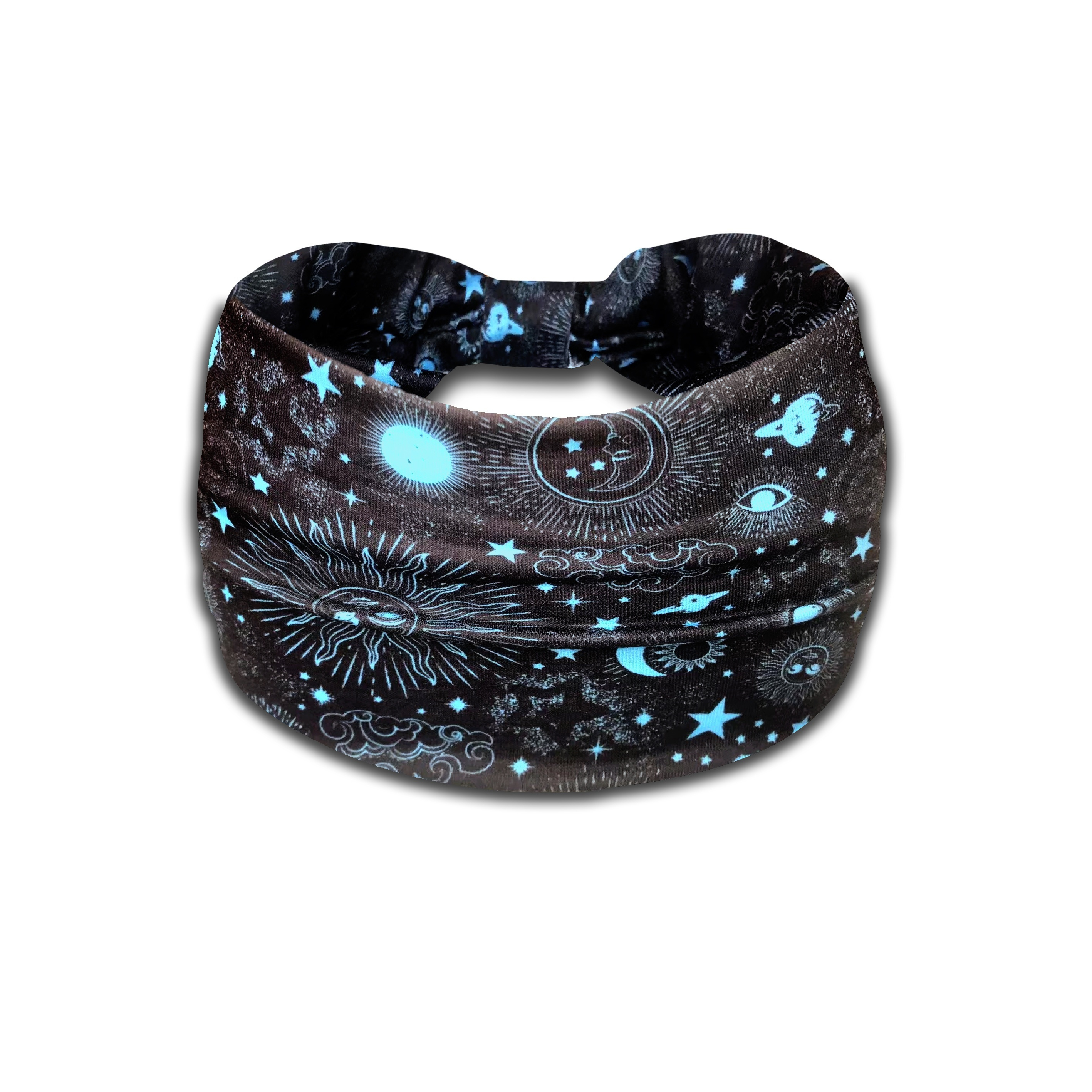 Elegant Vintage Knotted Headband With Star, Moon And - Non-slip, Comfortable For Sports, Running And Yoga