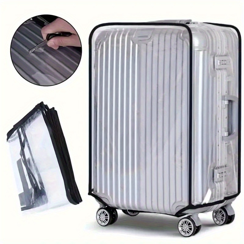 

Travel Luggage Cover Suitcase Protector, Pvc Luggage Transparent Cover - Waterproof Protector For Suitcase & Bag Travel Accessories