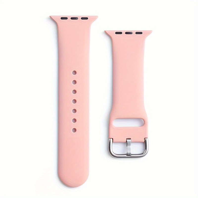 

Silicone Strap For Watch Band 44mm 45mm 49mm 40mm 41mm 42mm 38mm Watchband Smartwatch Bracelet For Iwatch Series 3 5 Se 6 7 8 9 Ultra 2 1, Women Men