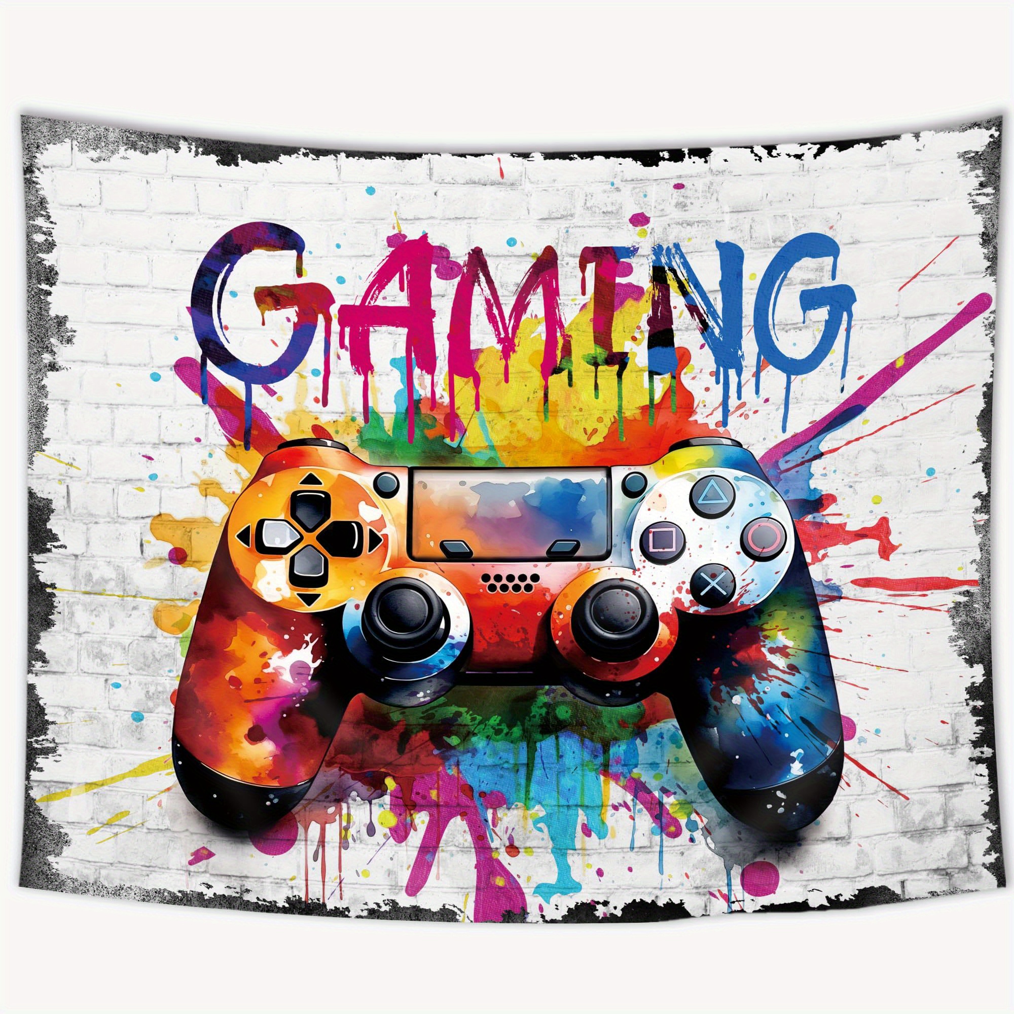 

[top-] - 59x51" Gamepad & , Polyester Hanging For Gamers, For , , Or Dorm Decor