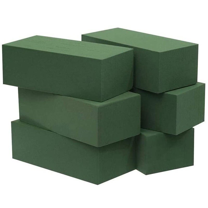 

Premium Floral Foam Block - High-density, Absorbent Sponge For Flowers, Ideal For Bouquets, Baskets & Crafts