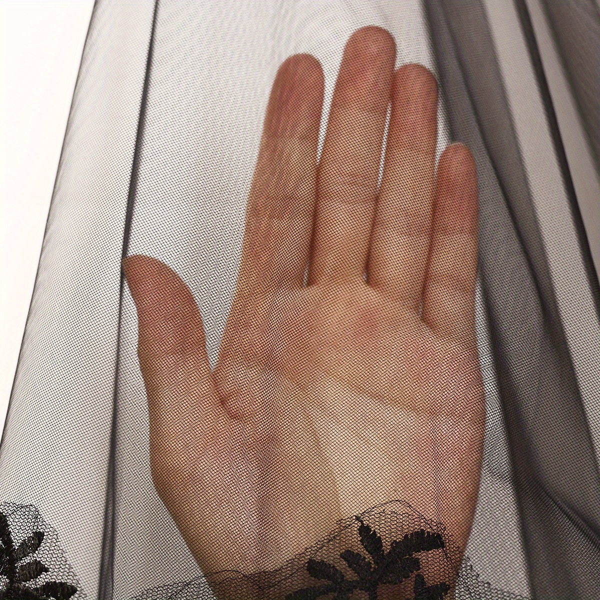 романское черное кружевное вуаль невесты ведьмы косплей аксессуар полиэстер модная головная уборка для женщин детали 5