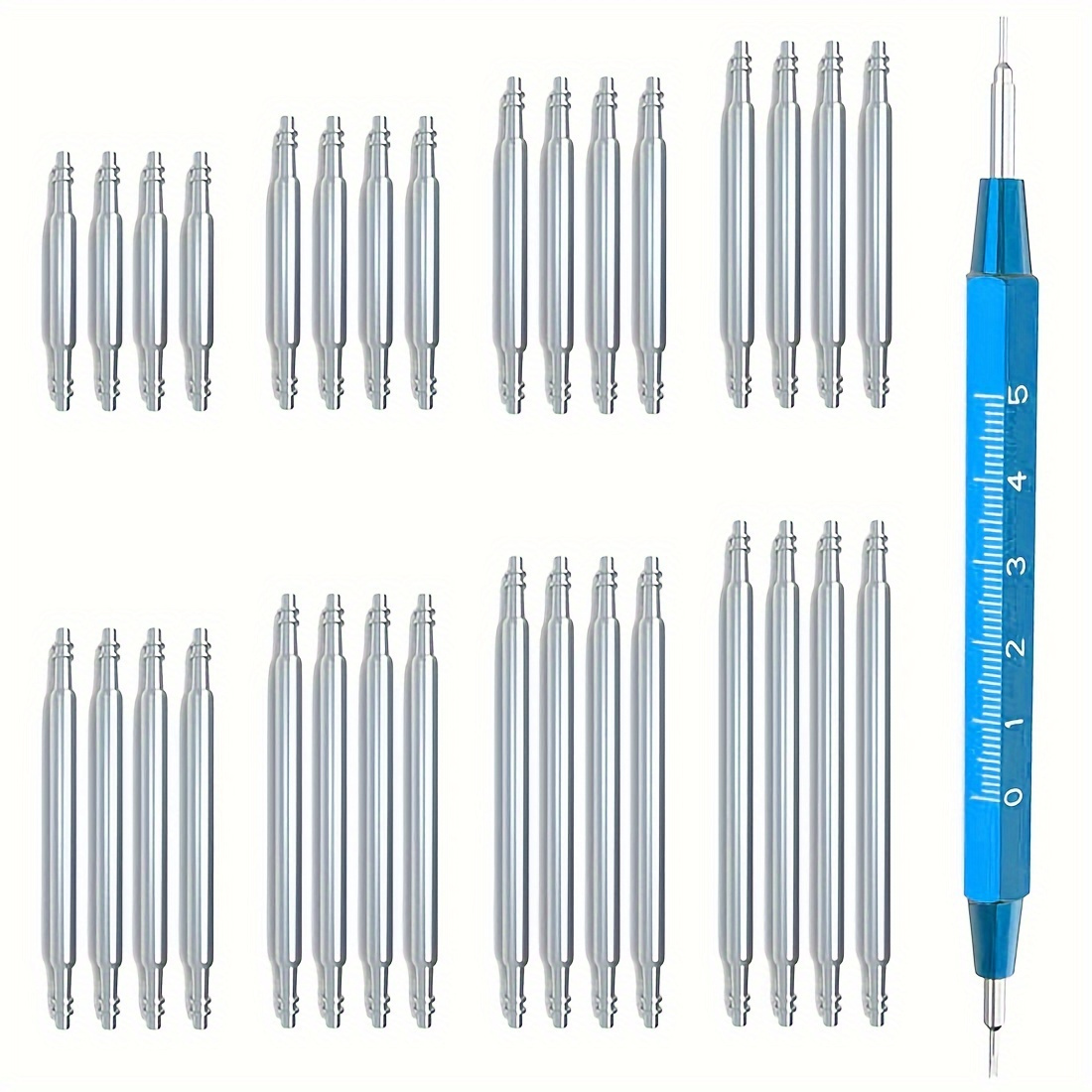 

33pcs Watch Strap Replacement Tool Kit, Spring Bar Tool And 32pcs Stainless Steel Watch Band Pins, Ideal Choice For Gifts