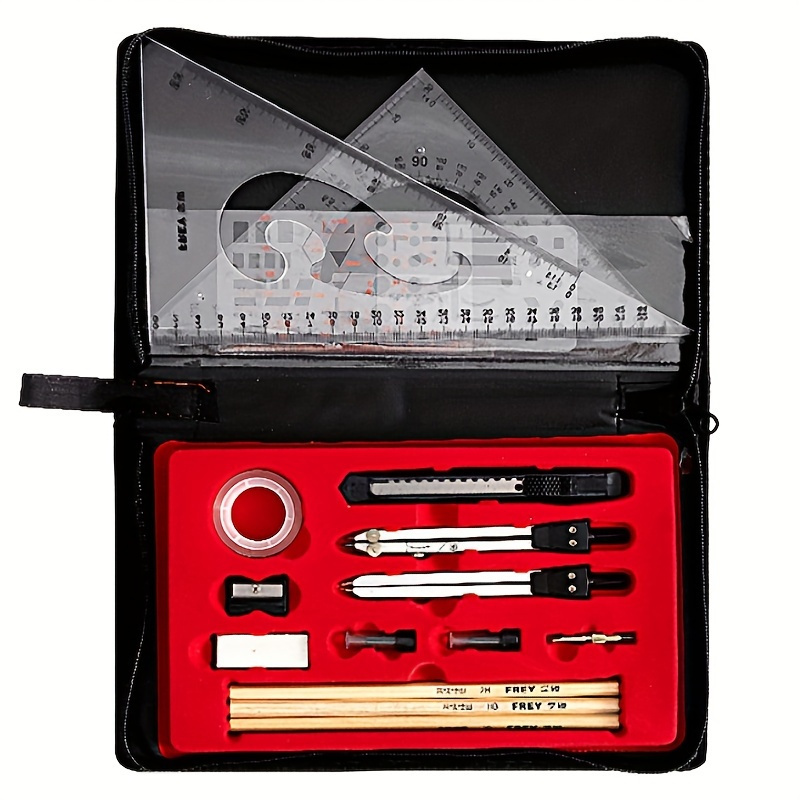 a set professional drawing drafting tools precision geometry