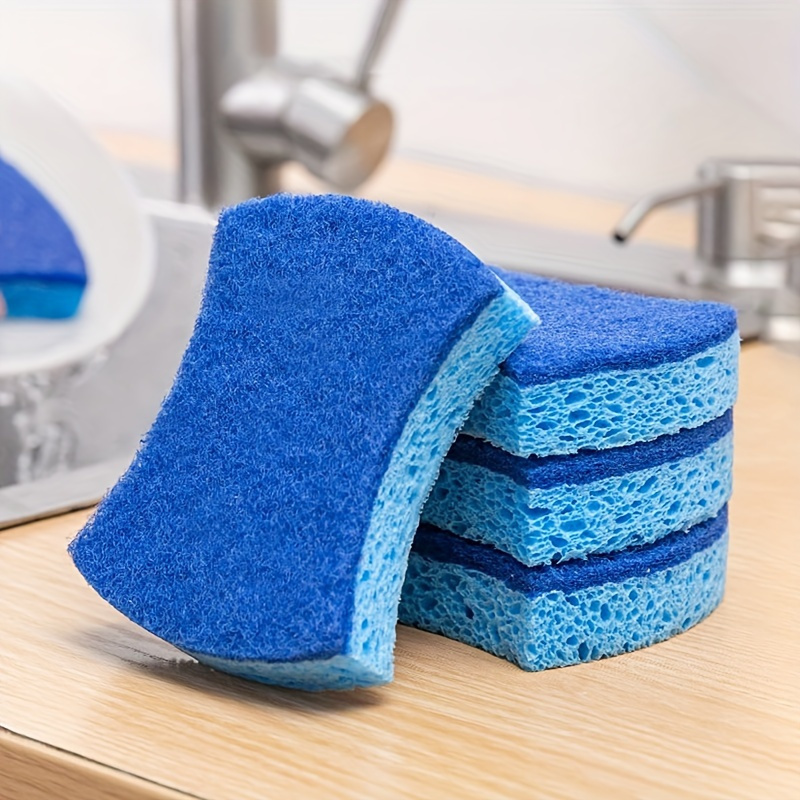 

Double-sided Multi-use Cleaning Sponges (6/12pcs) - , Non-scratch & For Dishes, Kitchen, Bathroom & More - Perfect Christmas Gift