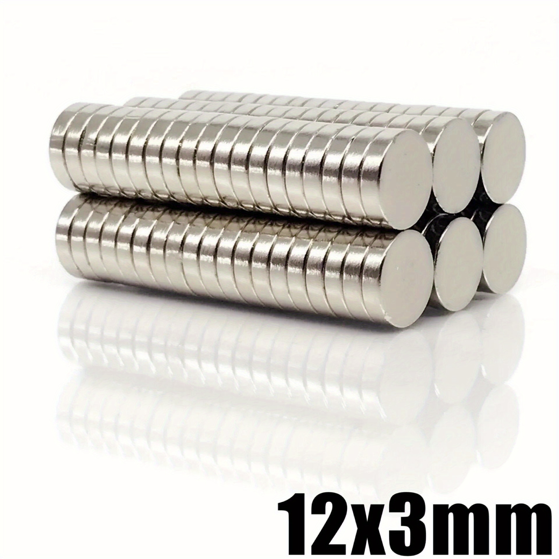 

100pcs 12x3 Super Powerful Strong Bulk Round Ndfeb Neodymium Disc Magnets Dia N35 Rare Earth Magnet 12*3