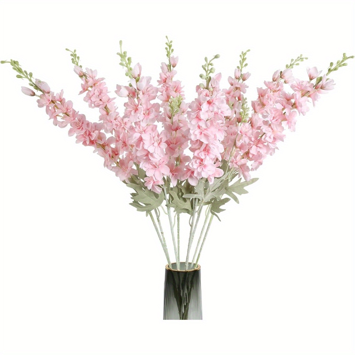 

8pcs Artificial Flowers 33.5in Long Stem Silky Flowers Arrangement Decoration, Lifelike Fake Flowers For Tall Vase Home Wedding Party Decor