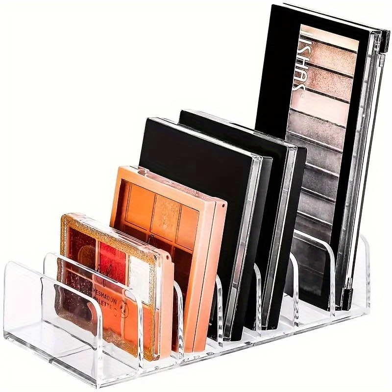 acrylic makeup organizer storage box for teen girls 12 14 years old clear cosmetic display stand for eyeshadow blush powder desk divider organizer no electricity needed no wooden materials suitable for commercial hotel use details 2