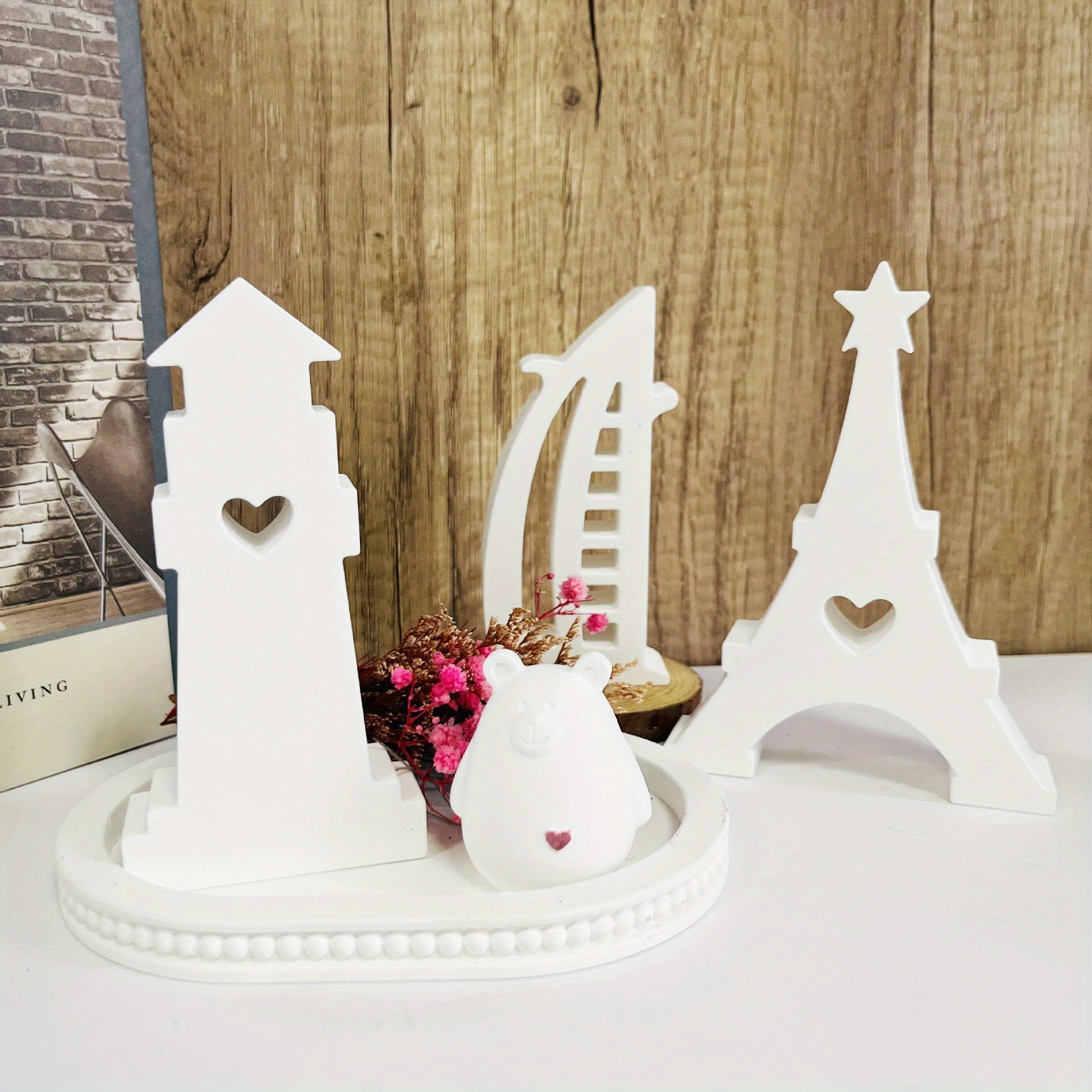 

Summer Seascape Love Lighthouse Silicone Mold - Versatile For Candles, Resin & Plaster Crafts