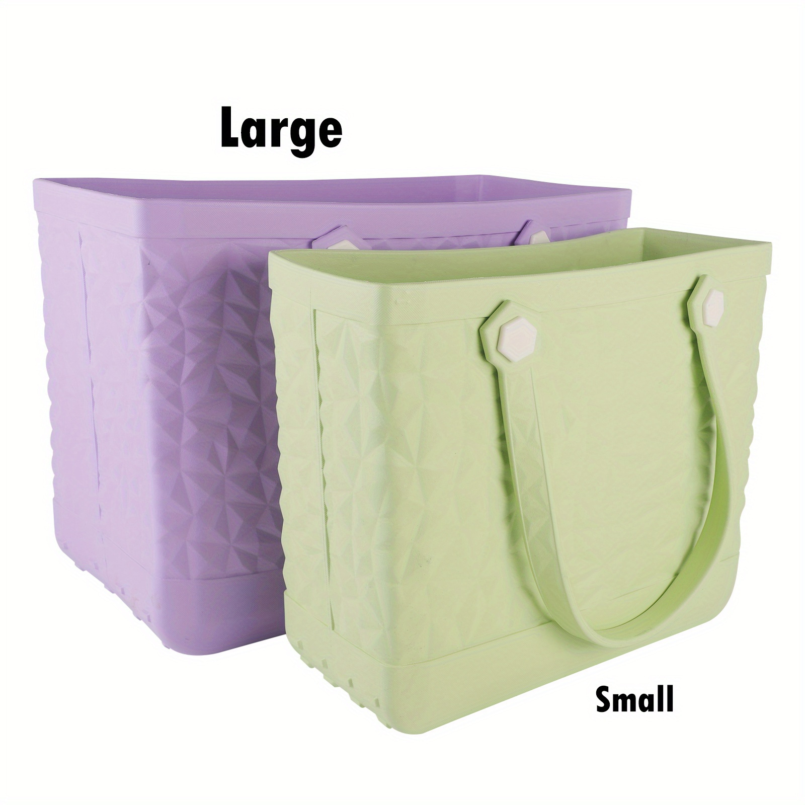 Small Beach Tote Rubber Beach Tote Bag Washable Waterproof