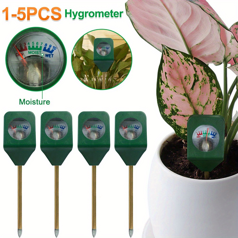 

precision Hydration" Portable Soil Moisture Tester - Metal Probe Hygrometer For Plants & Flowers, Easy-to-use Garden Tool