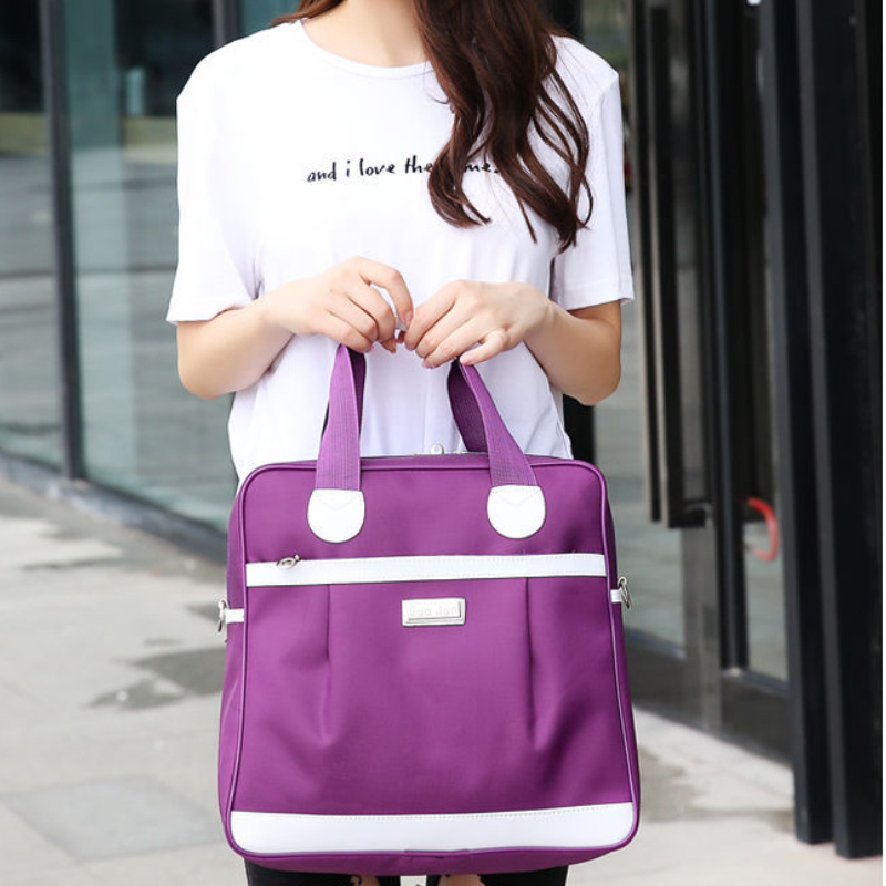 TEMU 1pc Fashionable Purple Suitcase With 360° Rotating Wheels, Business -on Luggage Bag, Hand Washable