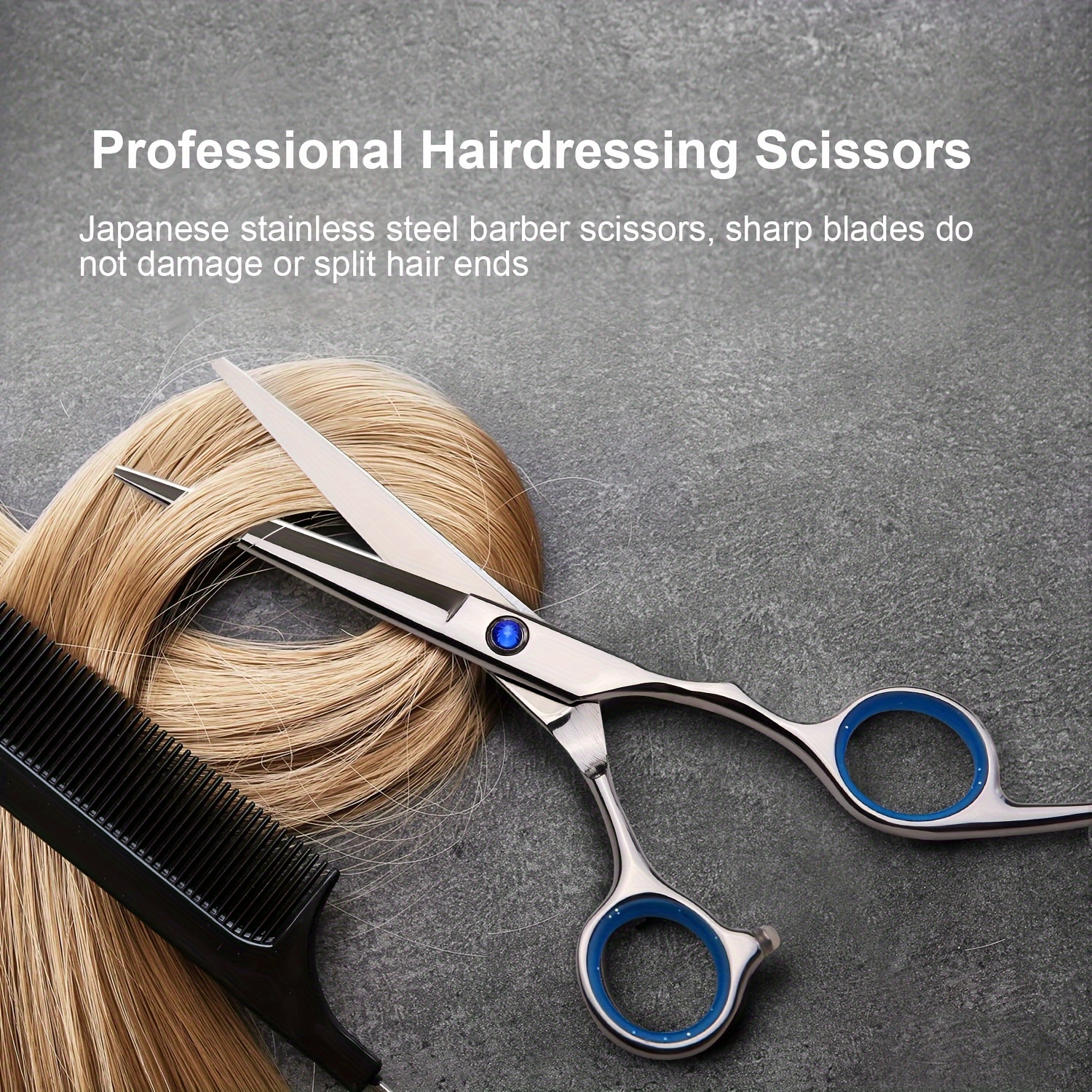 professional haircut scissors set texturizing shears for all hair types curly normal thin details 6
