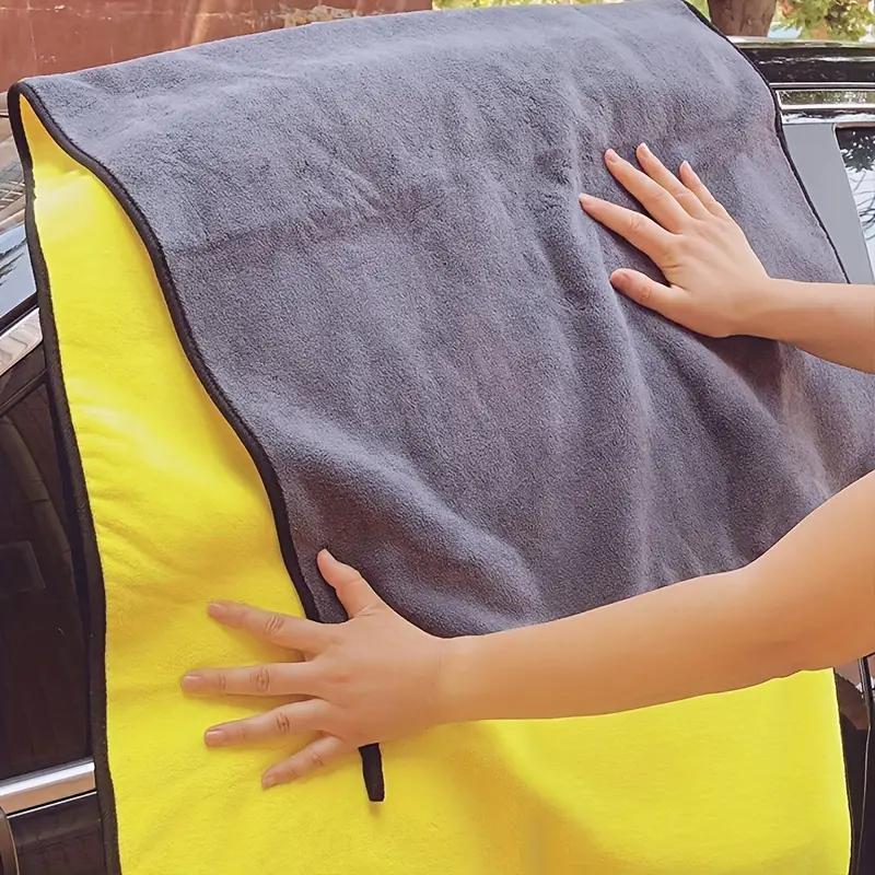 

50cmx100cm Microfiber Towel Thickened For Truck Car Super Absorbent Car Wash Car Cleaning Drying Cloth Extra Large Size Drying Towel Car Care Detailing