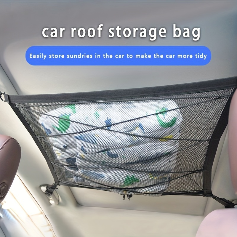 

Car Ceiling Roof Storage Organizer Long Trip Camping Storage Bag Interior Accessories