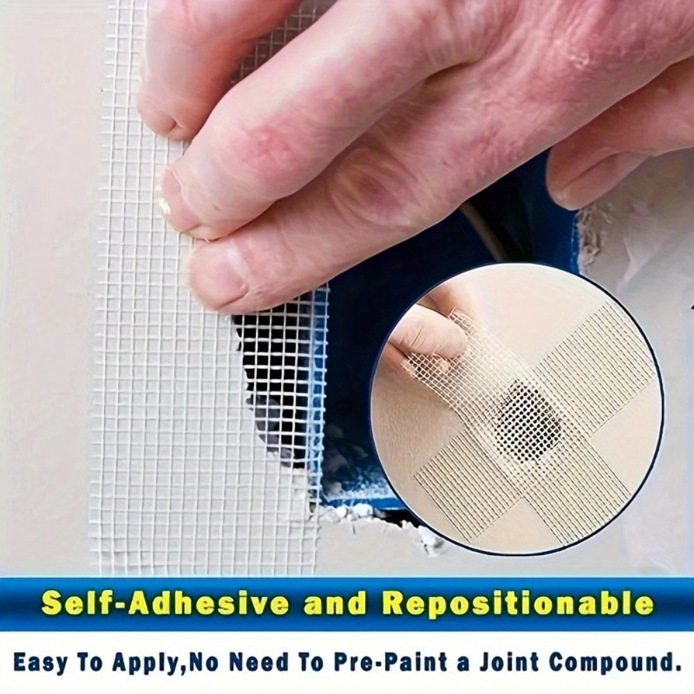 

Self-adhesive Fiberglass Mesh Tape For Wall Repair And - 25m Roll