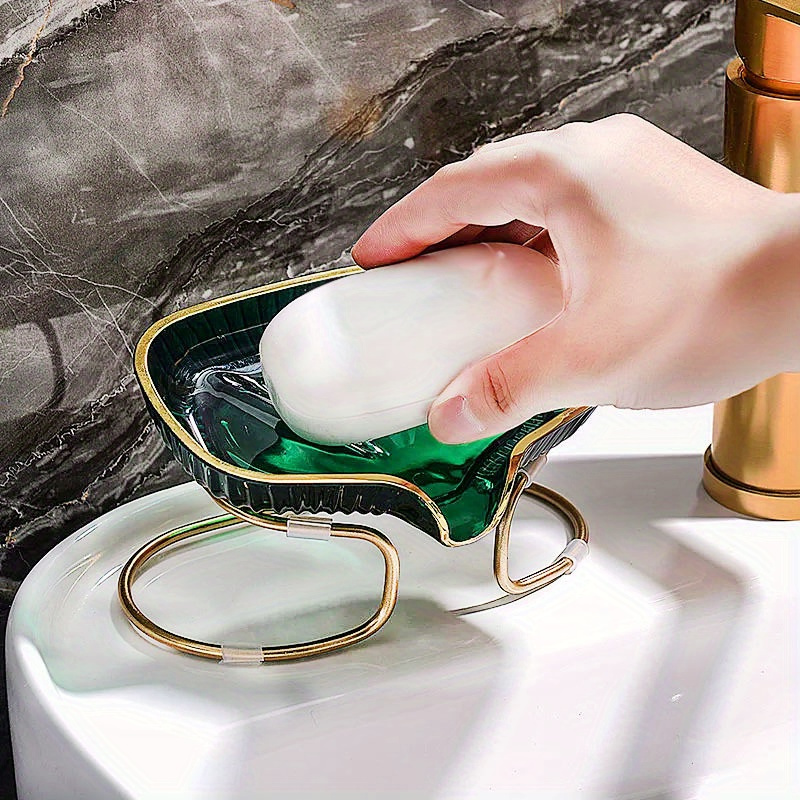 

Creative Shell Shape Soap Dish: Self-draining, Bathroom Accessory, 5.91*3.94*2.76inch, Plastic Material