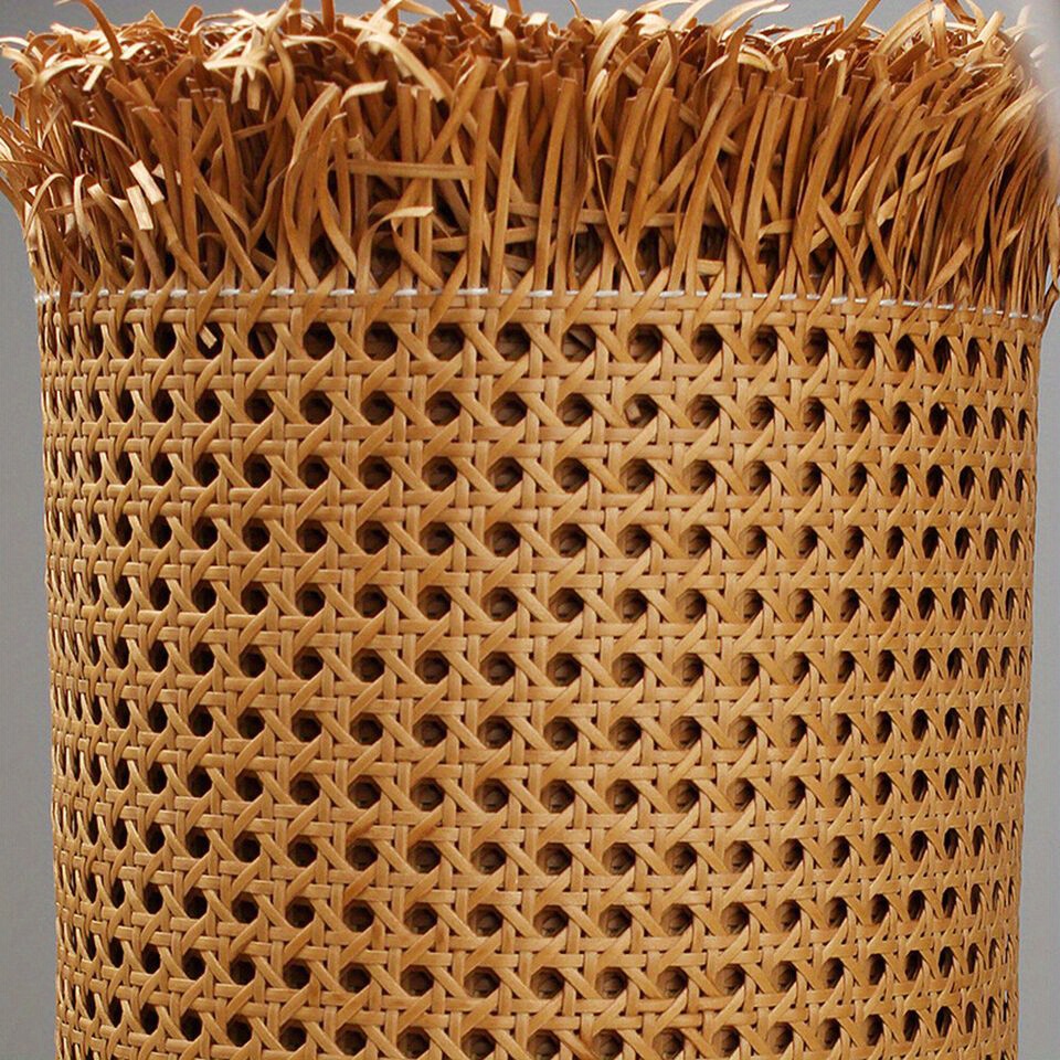 

1pc Brown Plastic Woven Rattan Cane Webbing, 40x100cm - Ideal For Furniture Repair & Crafting Projects, Crafting Material|aesthetic Enhancement| Construction