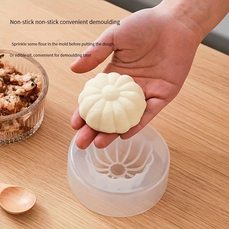 1pc plastic steamed bun mold multipurpose food grade dumpling maker for bean paste bread pumpkin sweet potato dough mold