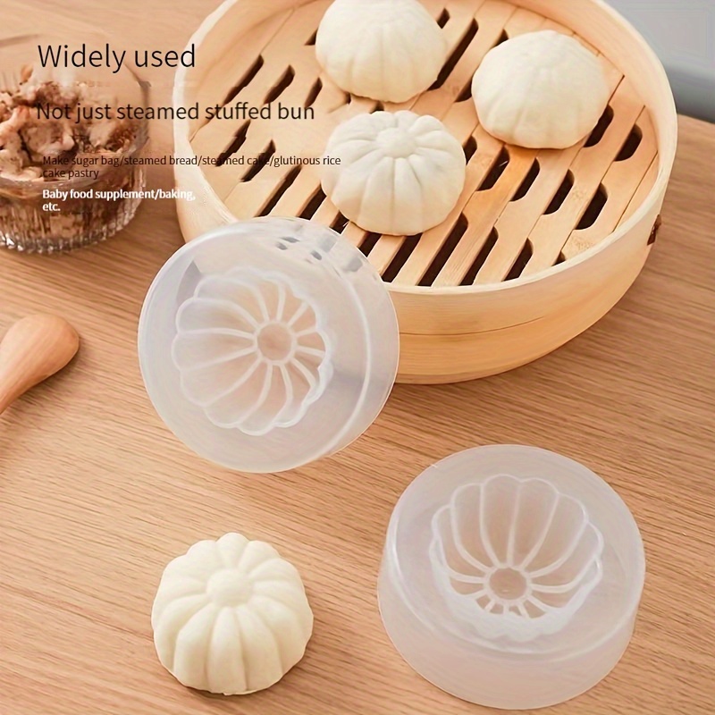 1pc plastic steamed bun mold multipurpose food grade dumpling maker for bean paste bread pumpkin sweet potato dough mold