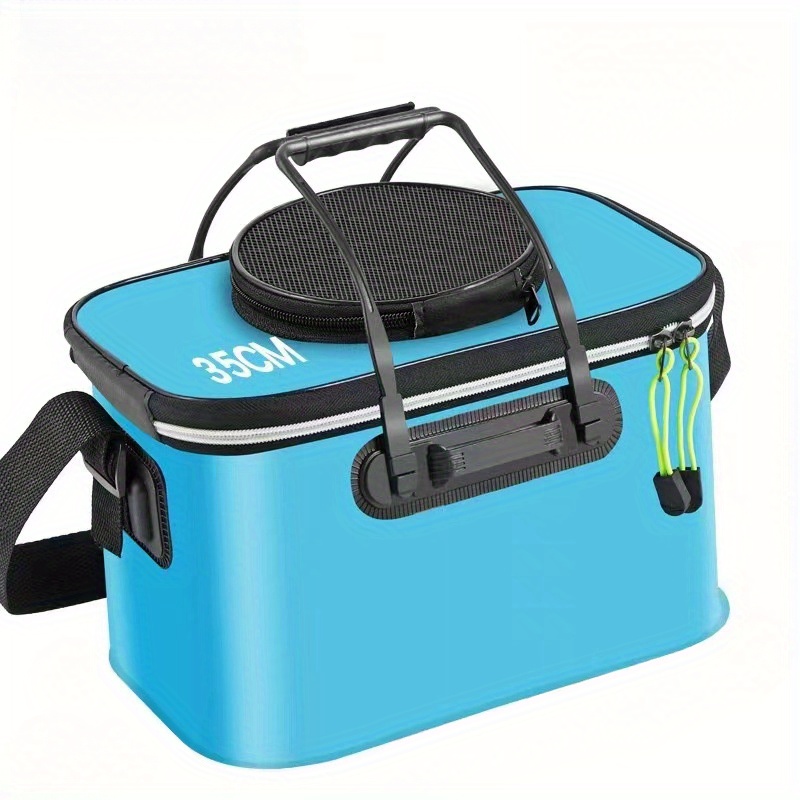 waterproof eva fishing bucket portable multi use live fish