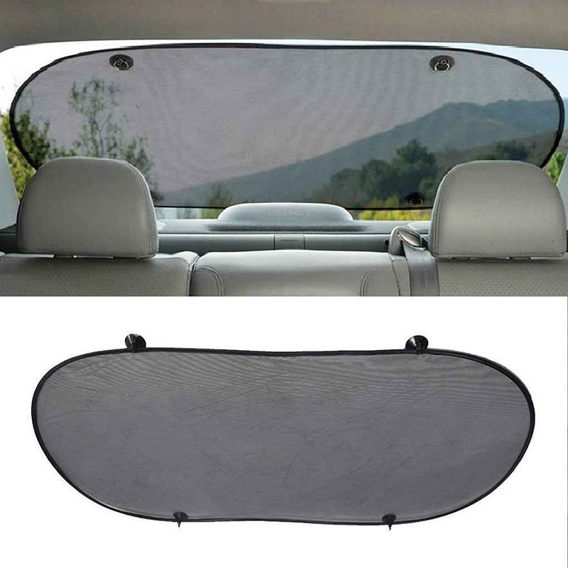 TEMU 1pc Auto Rear Sun Shade Vehicle Shield Visor Protection Back Car Window Shade Mesh Sunshade Screen Heat Insulation Uv Protection