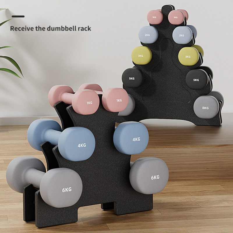 

1pc Durable Dumbbell Storage Rack - Ideal For Weightlifting & Strength Training, Pvc/acrylic Material, Perfect For Men & Women