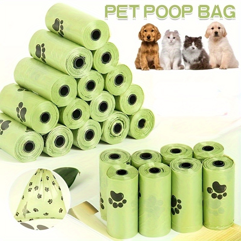 

Lavender-scented Leak-proof Dog Poop Bags, 5 Rolls - Extra Thick & Durable Pet Waste Bags For Outdoor Walks