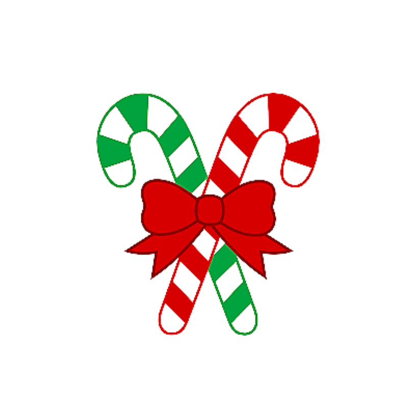 

Christmas Candy Canes Vinyl Decal - Waterproof Car & Truck Bumper Sticker, Easy Apply On Any Smooth Surface