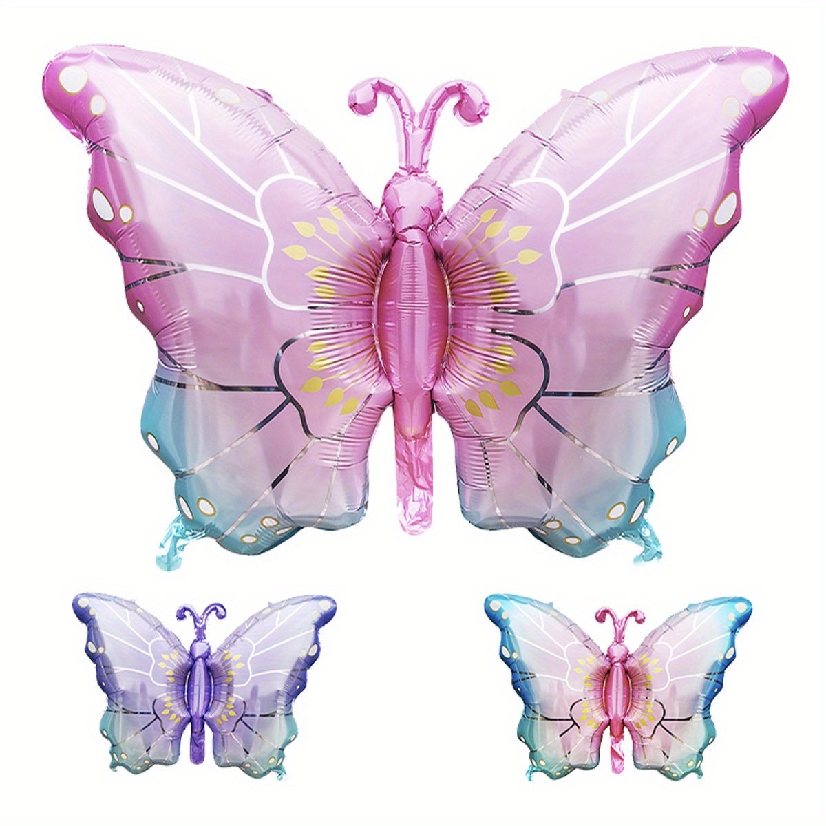 

Elegant Butterfly Foil Balloon For Romantic Celebrations - Perfect For Valentine's, Birthdays & Weddings