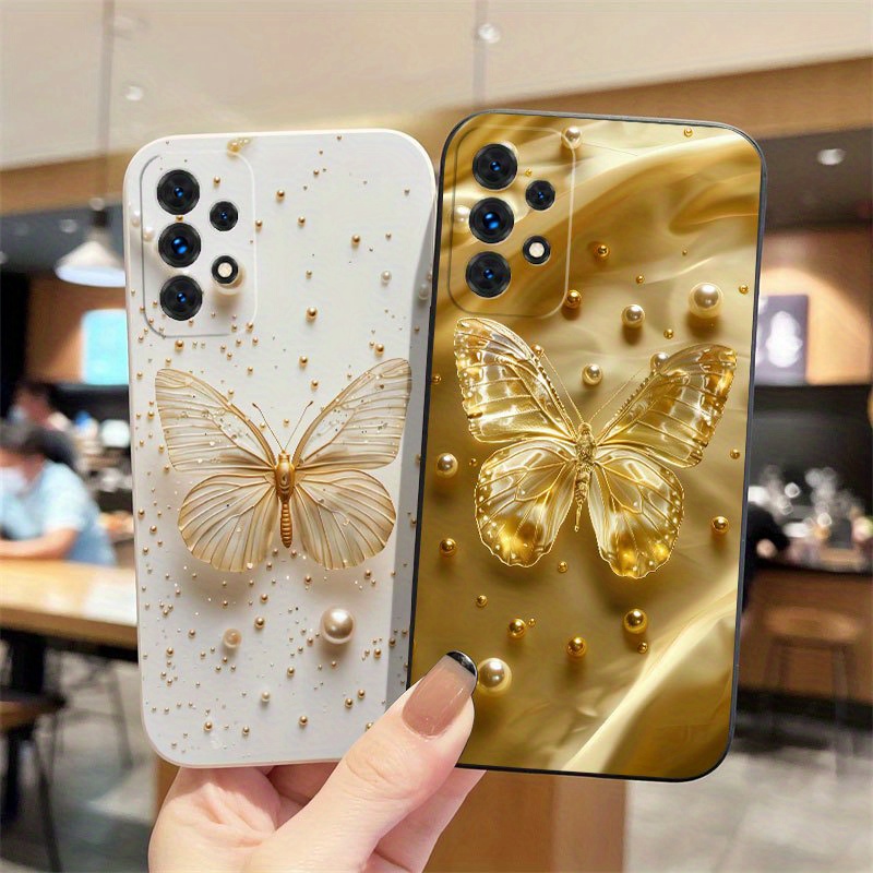 

Elegant Butterfly Tpu Phone Case Cover For Samsung Galaxy Series, Shockproof Protective Fashion Cute Beautiful Couple Design[wbo293]