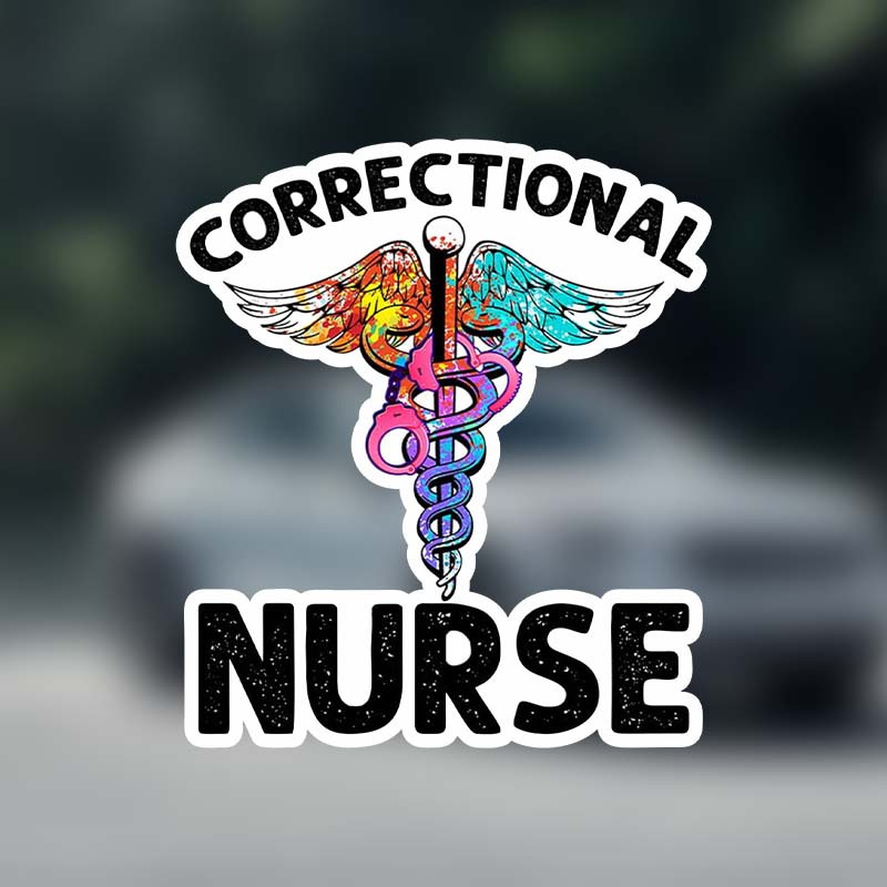 

Correctional Nurse Appreciation - Decals For Laptops, Bottles & | | For Correctional Nurses | -adhesive, For , & Metal , For