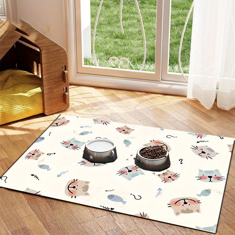 Rubber Dog Mat For Food