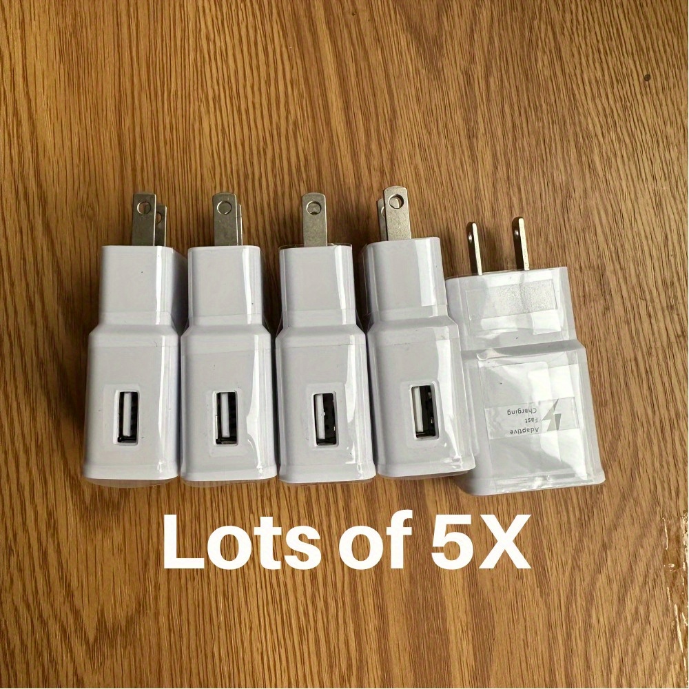 

Fastfish 5pcs Usb Charger Adapter Charging Box 15w