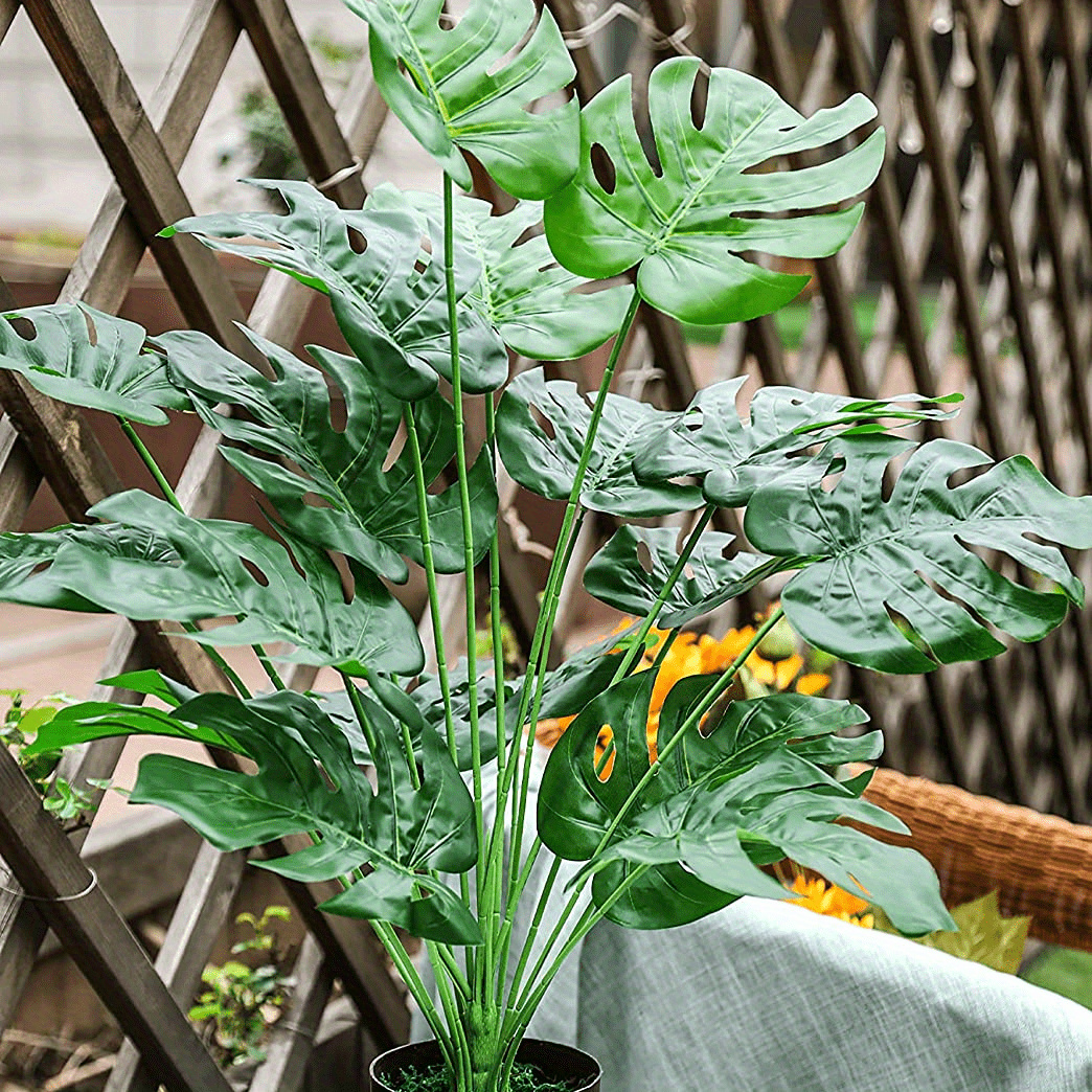 knstliche monstera pflanzen gro  hohe kunstpflanzen - Temu Germany