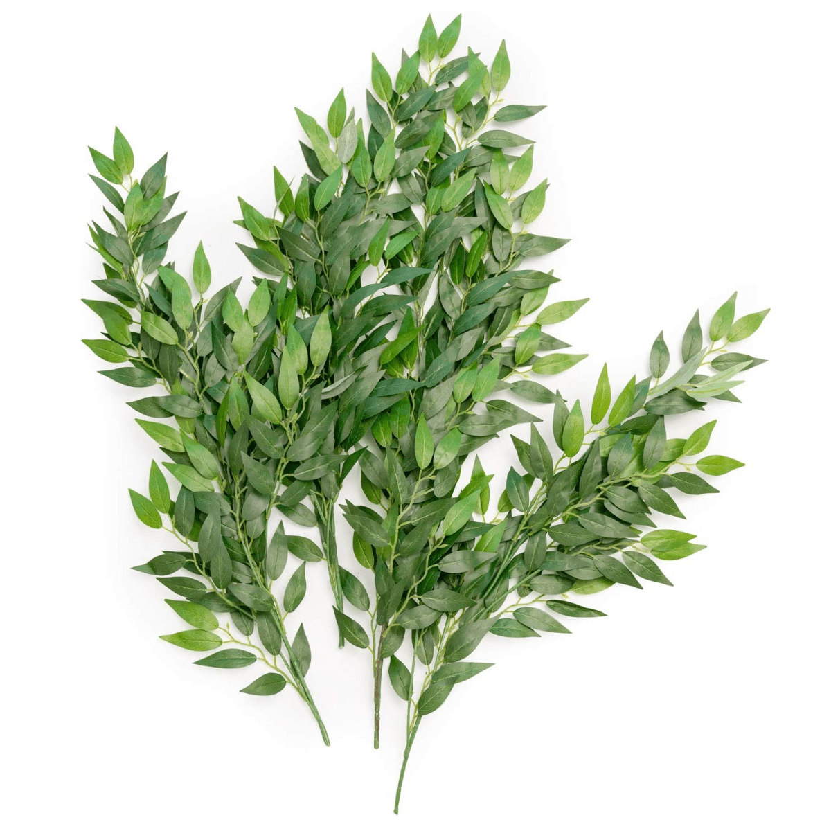 

Lifelike Italian Ruscus Artificial Greenery Stem - 27.55" Uv-resistant Faux Floral Spray For Weddings, Home Decor & Centerpieces