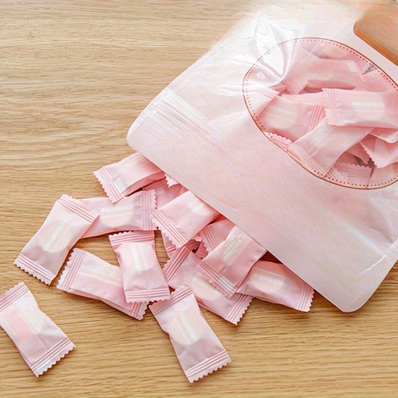 

50pcs Portable Compressed Towels - Individually Wrapped, Travel, Camping & Home Use - Ideal For & Hygiene