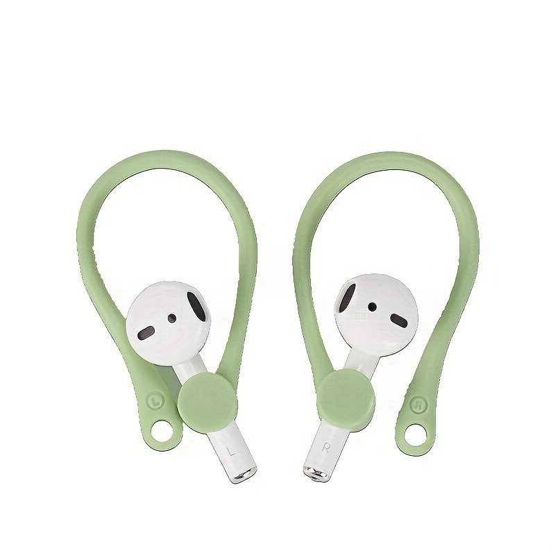 TEMU 2-8 Stück Multicolor Silikon Ohrhaken für Airpods Anti-Verlust Haken Kopfhörer Ständer Kopfhörer Zubehör Geburtstag Sport