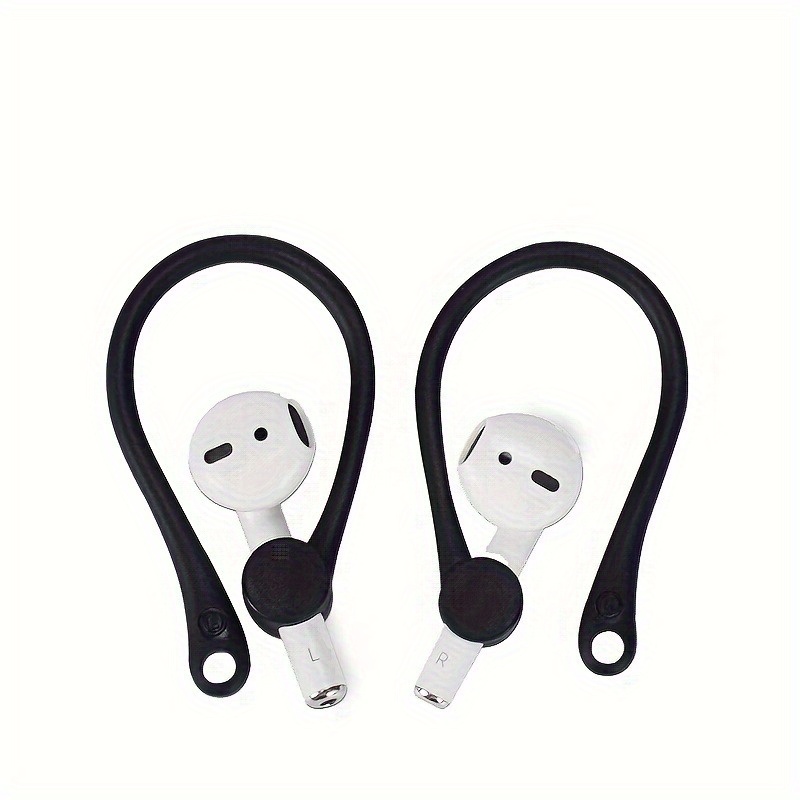 1 pair silicone earloops for   hook earphone holder earphone accessories details 2