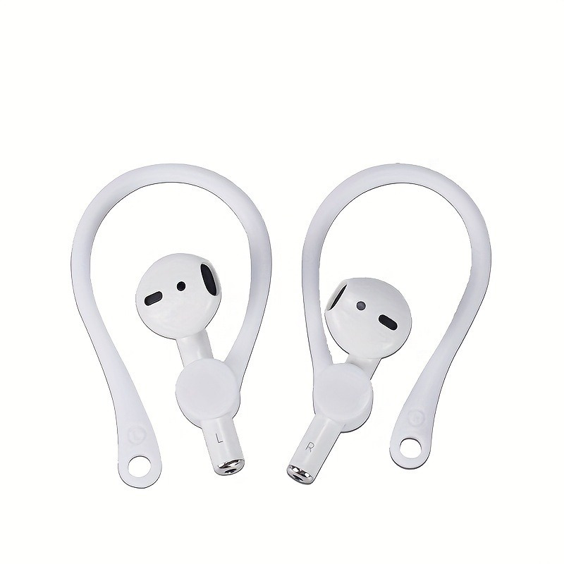 1 pair silicone earloops for   hook earphone holder earphone accessories details 3