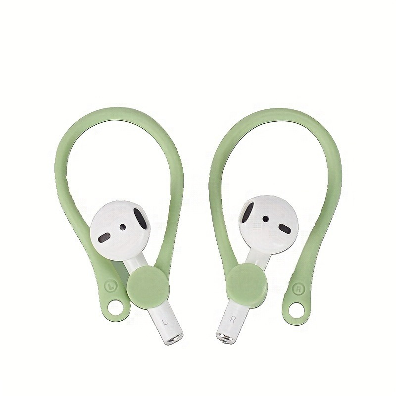 1 pair silicone earloops for   hook earphone holder earphone accessories details 4