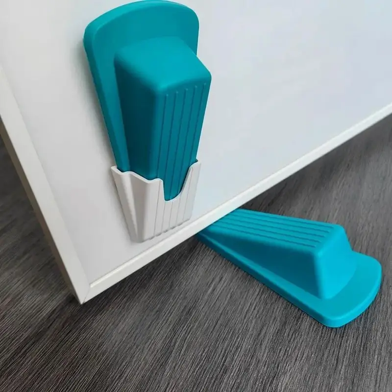 silicone strong suction wall protector hidden mute anti collision rubber design ideal for home and office use 12 4cm square rubber details 0