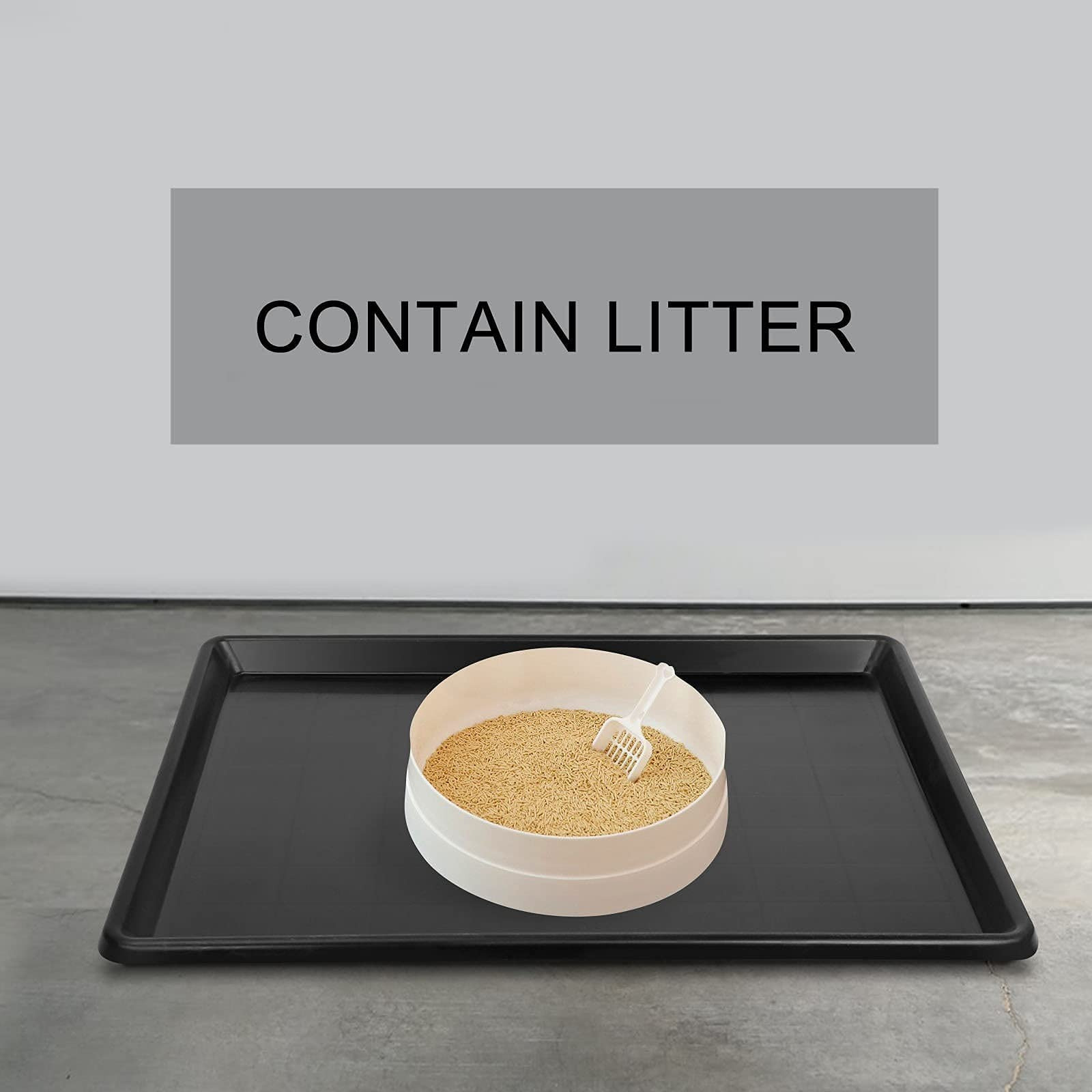 Dog Crate Bottom Tray Replacement 2-Piece Pet Cage Tray