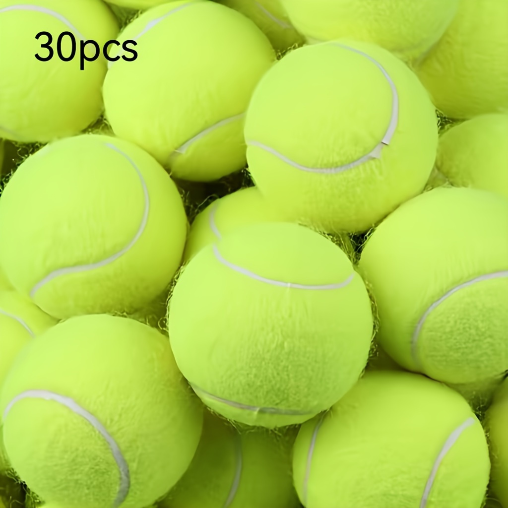 

8pcs/30pcs Miniature Tennis Ball Toys For Dog Playing And Training, 1.97in Diameter, Durable Rubber Sports & Competition Balls