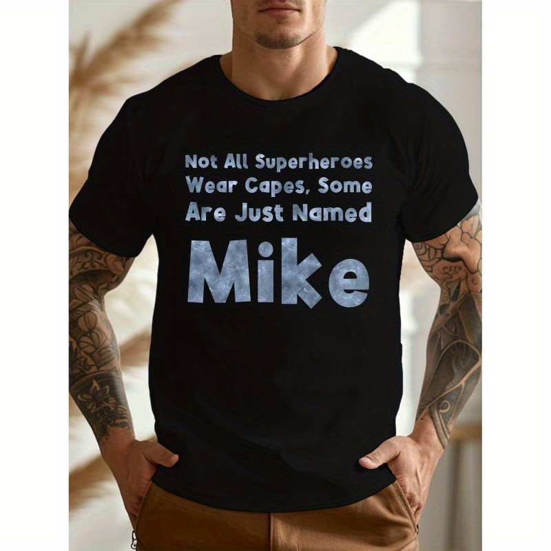 

Superheroes Mike Fitted Men's T-shirt, Sweat-wicking And Freedom Of Movement