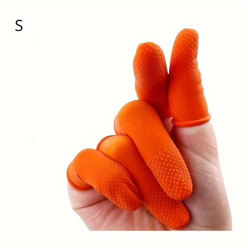 100pcs Reusable Rubber Finger Cots Anti-Static, Non-Slip Protective  Finger Guards for Safe and Comfortable Handling