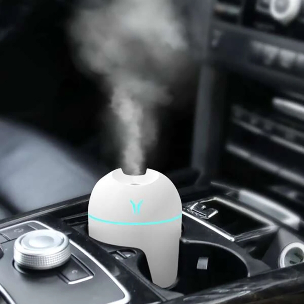 

250ml Usb Mini Air Humidifier: Aroma Essential Oil Diffuser For Home & Car - Ultrasonic Mute Mist Maker With Led Color Lamp