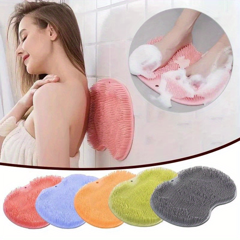 

1pc Sucker - Hypoallergenic, Exfoliating Bath Pad, Massage Mat, Tool, No , Battery-free, For / All / Adults, Enhances Relaxation And