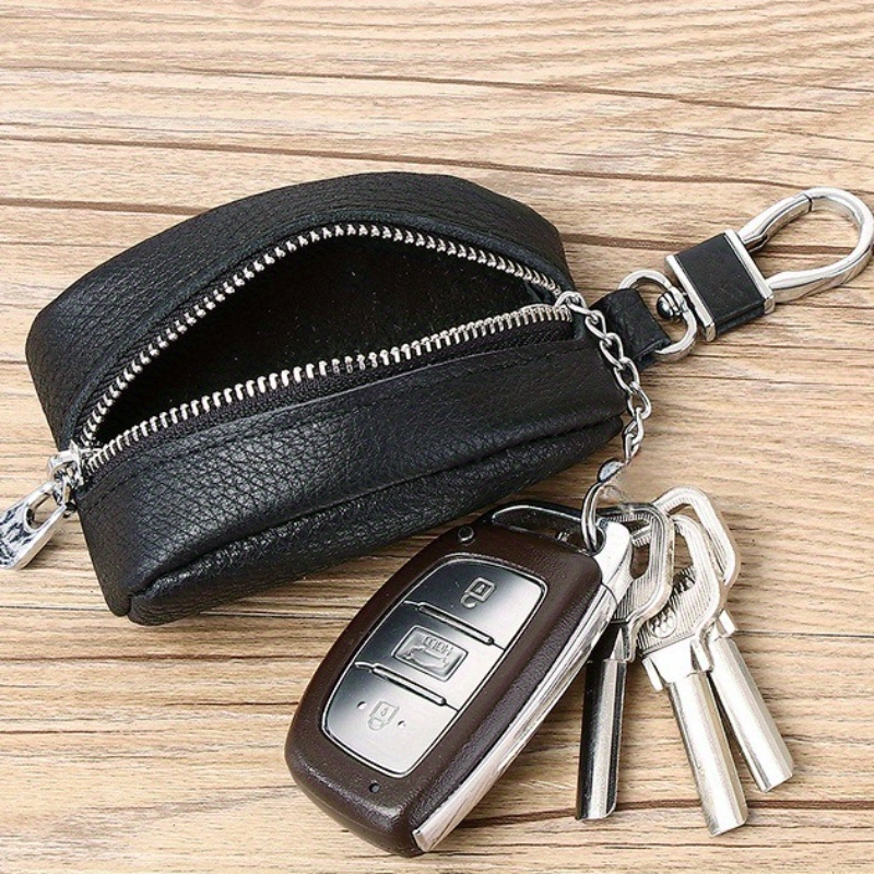 1 simple leather key box top cowhide multi - Temu