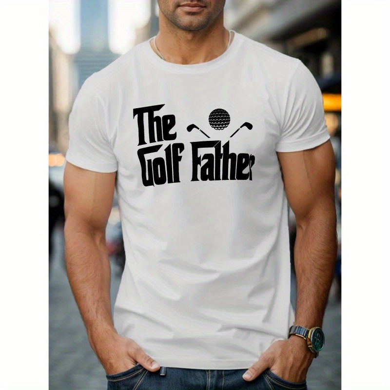 

The Golf Father Men's Short Sleeve T-shirt Summer T-shirt Top